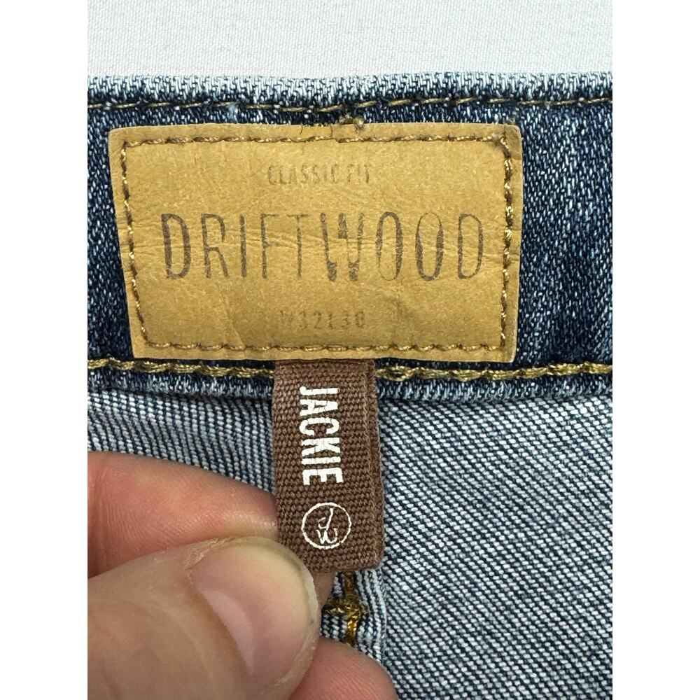 Driftwood Women's Classic Fit Jackie Skinny Blue  Jeans - Size 32 (35x30)* - Picture 3 of 4
